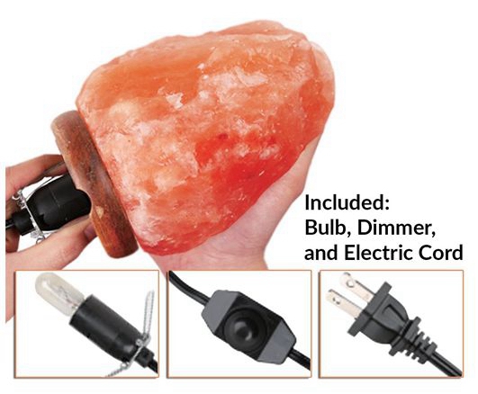 natural himalayan salt lamp